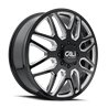 CALI Off-Road | INVADER DUALLY 22x8.3 ET115 - Gloss Black Milled