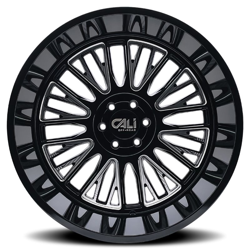 CALI Off-Road | VERTEX 20x10.0 ET-25 - Gloss Black Milled