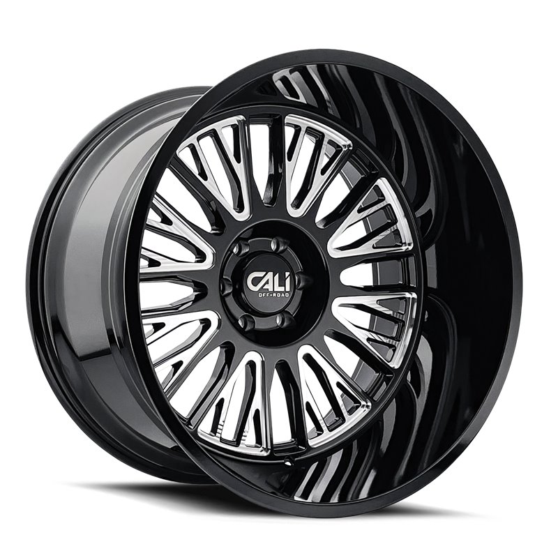 CALI Off-Road | VERTEX 20x10.0 ET-25 - Gloss Black Milled