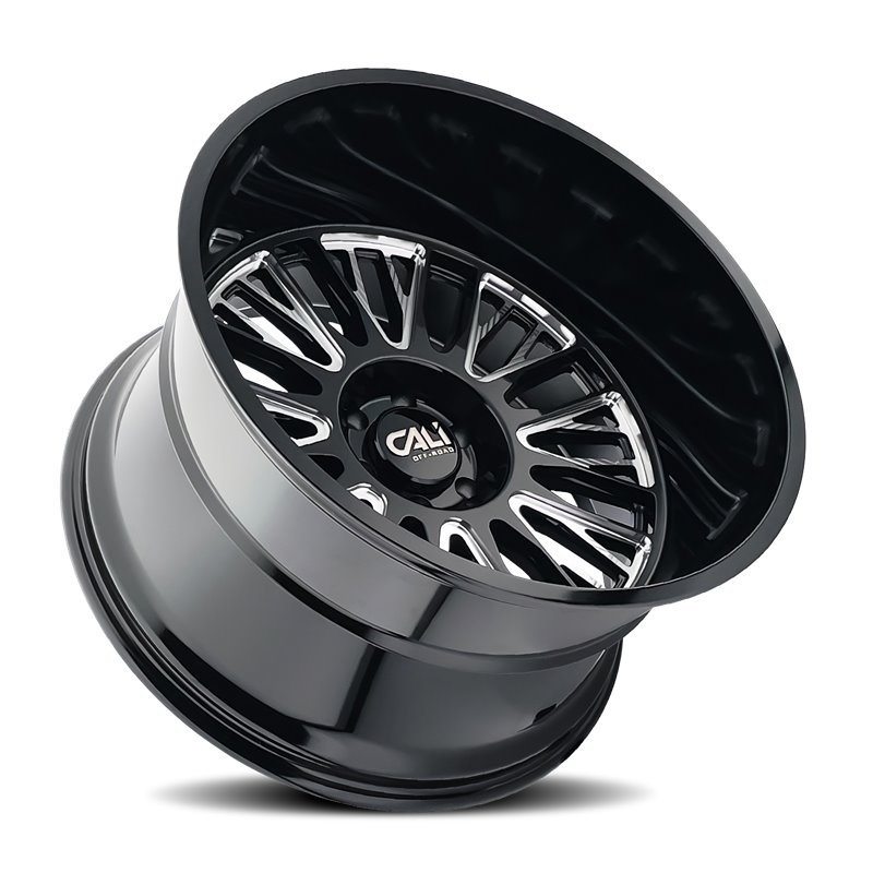 CALI Off-Road | VERTEX 20x10.0 ET-25 - Gloss Black Milled