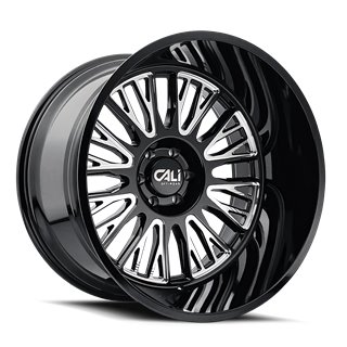 CALI Off-Road | VERTEX 24x14.0 ET-76 - Gloss Black Milled
