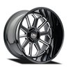 CALI Off-Road | AUBURN 20x10.0 ET-25 - Gloss Black Milled