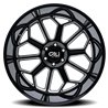 CALI Off-Road | AUBURN 24x14.0 ET-76 - Gloss Black Milled