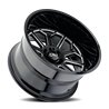 CALI Off-Road | AUBURN 20x9.0 ET-12 - Gloss Black Milled