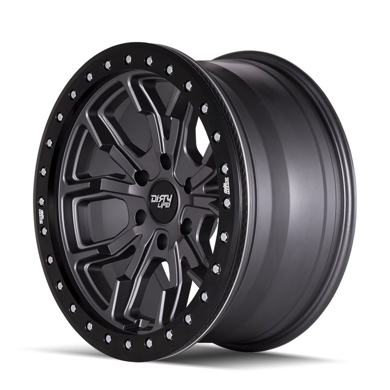 Dirty Life | DT-1 17x9.0 ET-12 - Satin Gunmetal