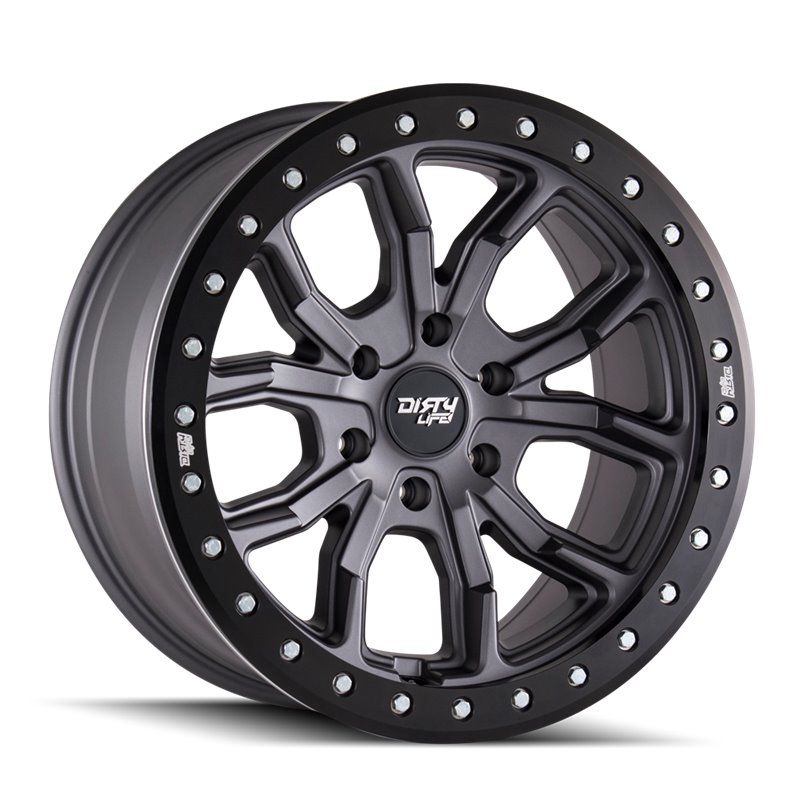 Dirty Life | DT-1 17x9.0 ET-12 - Satin Gunmetal