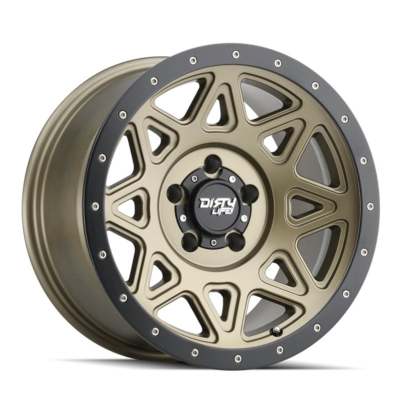 Dirty Life | THEORY 17x9.0 ET-12 - Matte Gold