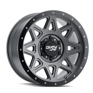 Dirty Life | THEORY 17x9.0 ET-12 - Satin Gunmetal