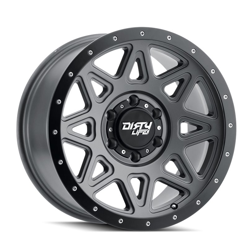 Dirty Life | THEORY 17x9.0 ET-12 - Satin Gunmetal