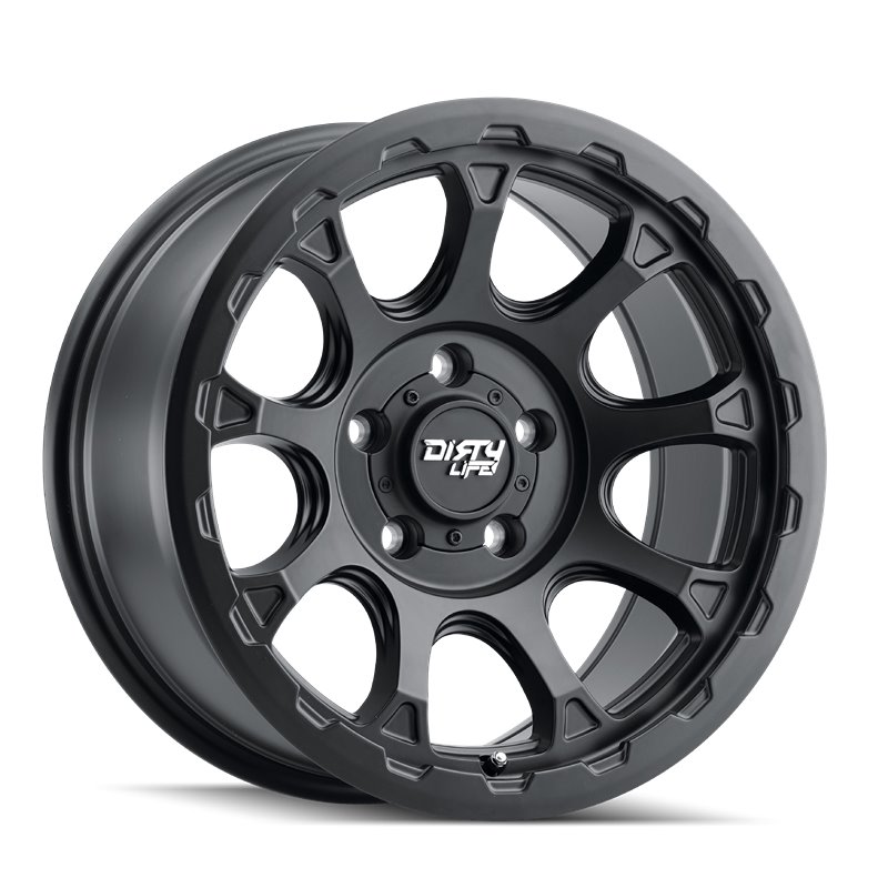 Dirty Life | DRIFTER 17x8.5 ET-6 - Satin Black