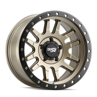Dirty Life | CANYON PRO 17x9.0 ET-12 - Satin Gold