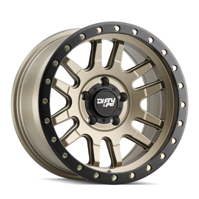 Dirty Life | CANYON PRO 17x9.0 ET-12 - Satin Gold