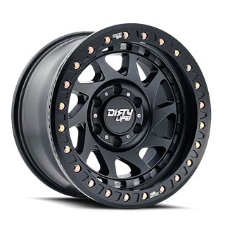 Dirty Life | ENIGMA RACE 17x9.0 ET-12 - Matte Black