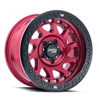 Dirty Life | ENIGMA RACE 17x9.0 ET-38 - Gloss Crimson Candy Red