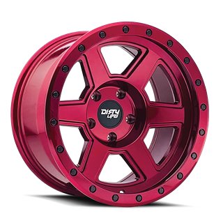Dirty Life | COMPOUND 17x9.0 ET-12 - Gloss Crimson Candy Red