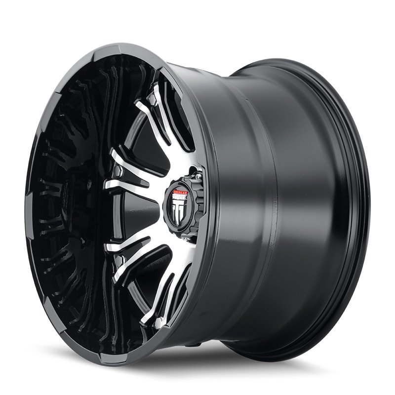 American Truxx | BOMB 22x14.0 ET-76 - Gloss Black Machined