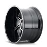 American Truxx | VORTEX 22x12.0 ET-44 - Gloss Black Machined