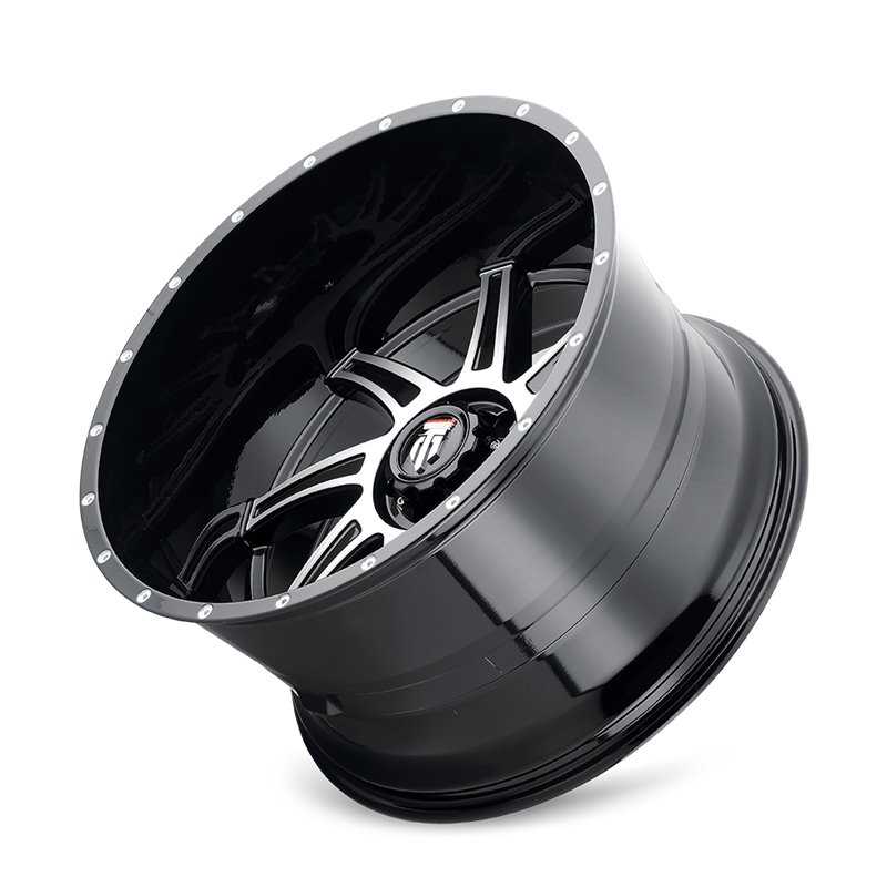 American Truxx | VORTEX 22x12.0 ET-44 - Gloss Black Machined