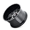 American Truxx | VORTEX 22x12.0 ET-44 - Gloss Black Machined