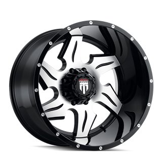 American Truxx | NINJA 22x14.0 ET-76 - Gloss Black Machined