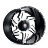 American Truxx | NINJA 22x14.0 ET-76 - Gloss Black Machined