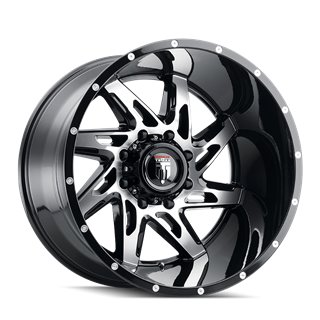 American Truxx | SPYDER 22x14.0 ET-76 - Gloss Black Machined