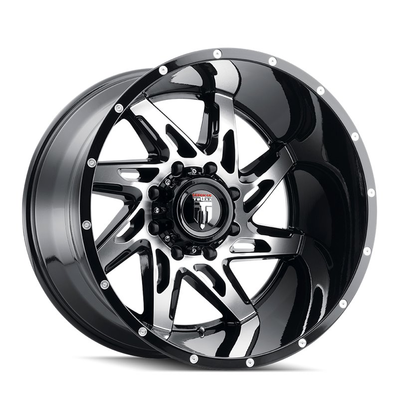 American Truxx | SPYDER 22x14.0 ET-76 - Gloss Black Machined
