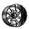 American Truxx | SPYDER 22x14.0 ET-76 - Gloss Black Machined