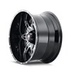 American Truxx | LONESTAR 22x12.0 ET-44 - Gloss Black Machined