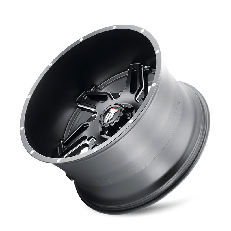 American Truxx | SPURS 24x14.0 ET-76 - Satin Black Milled