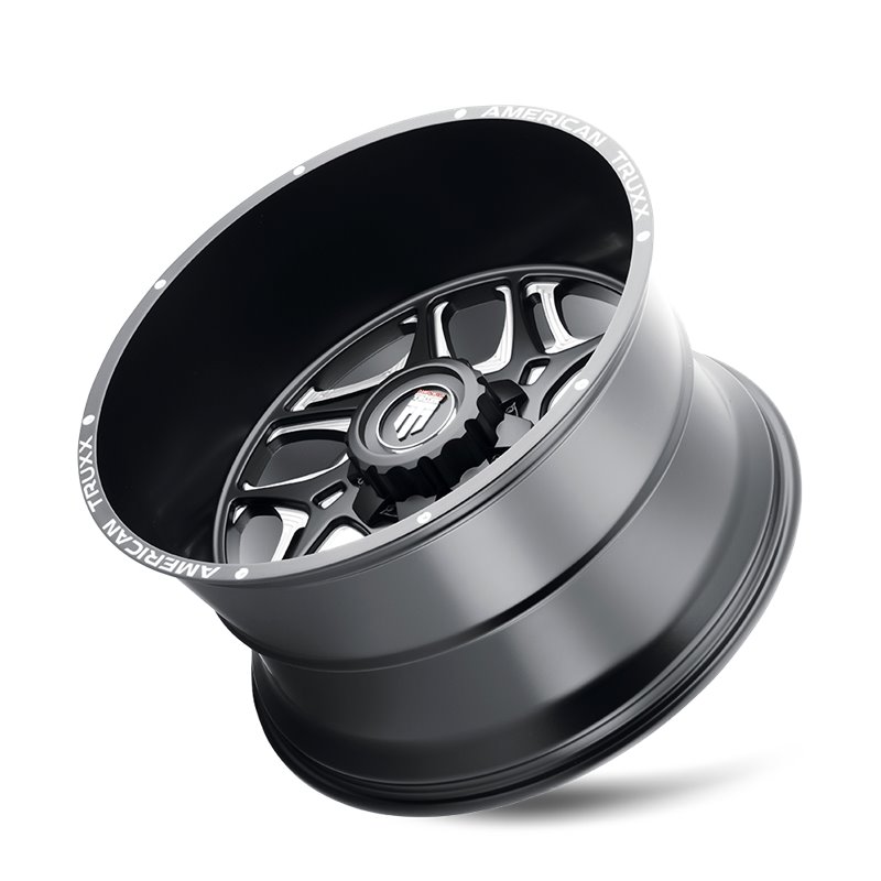 American Truxx | SWEEP 24x14.0 ET-76 - Satin Black Milled