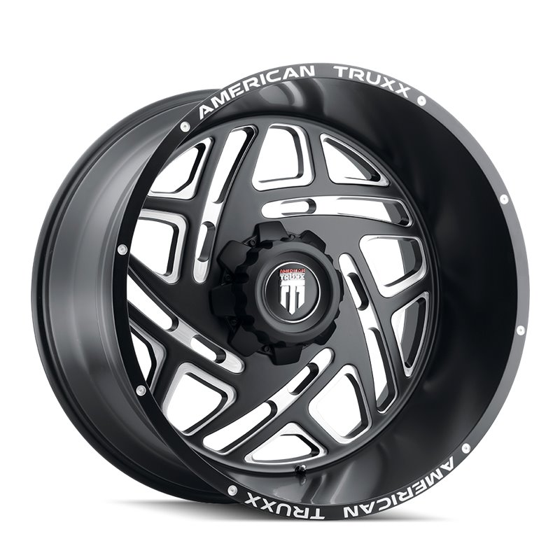 American Truxx | COSMOS 22x12.0 ET-44 - Satin Black Milled