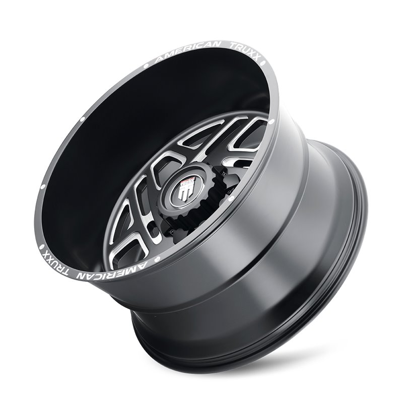 American Truxx | COSMOS 24x14.0 ET-76 - Satin Black Milled