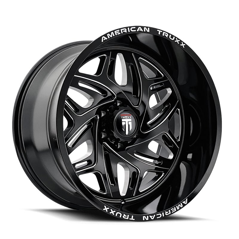 American Truxx | EUPHORIA 20x10.0 ET-19 - Gloss Black Milled