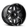 American Truxx | EUPHORIA 20x10.0 ET-19 - Gloss Black Milled