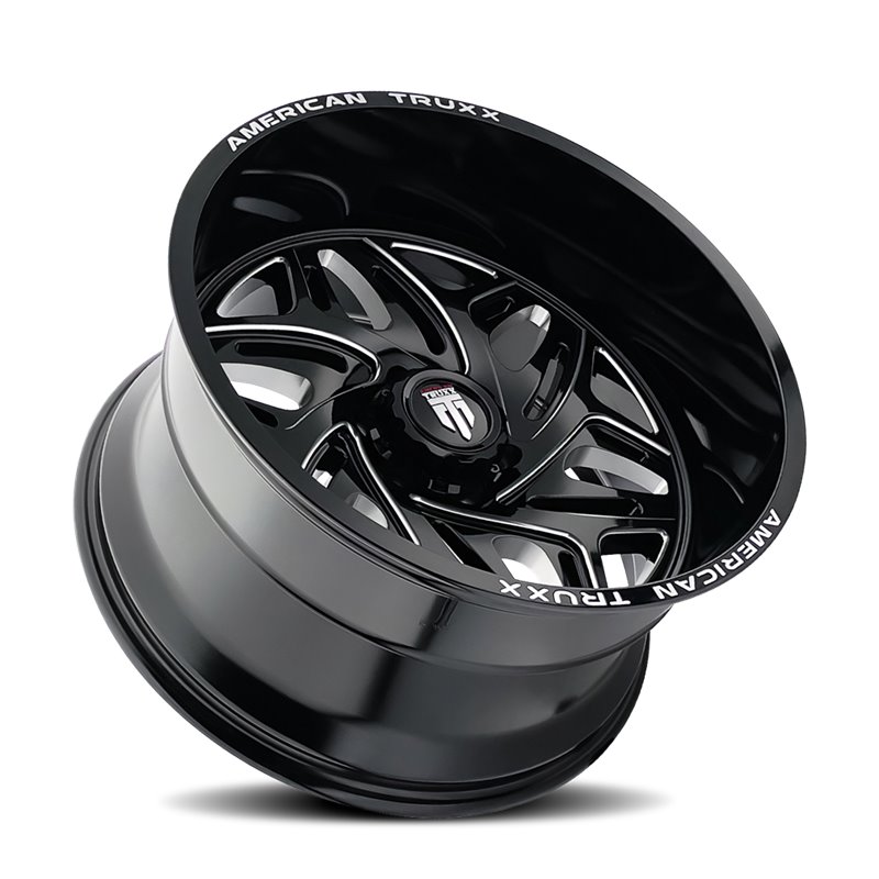 American Truxx | EUPHORIA 22x12.0 ET-44 - Gloss Black Milled