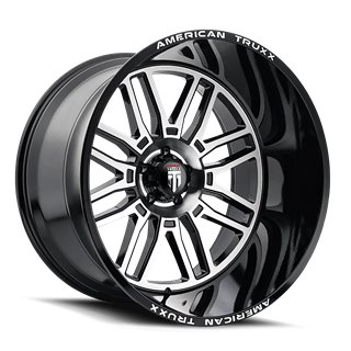 American Truxx | RESTLESS 22x12.0 ET-44 - Gloss Black Milled