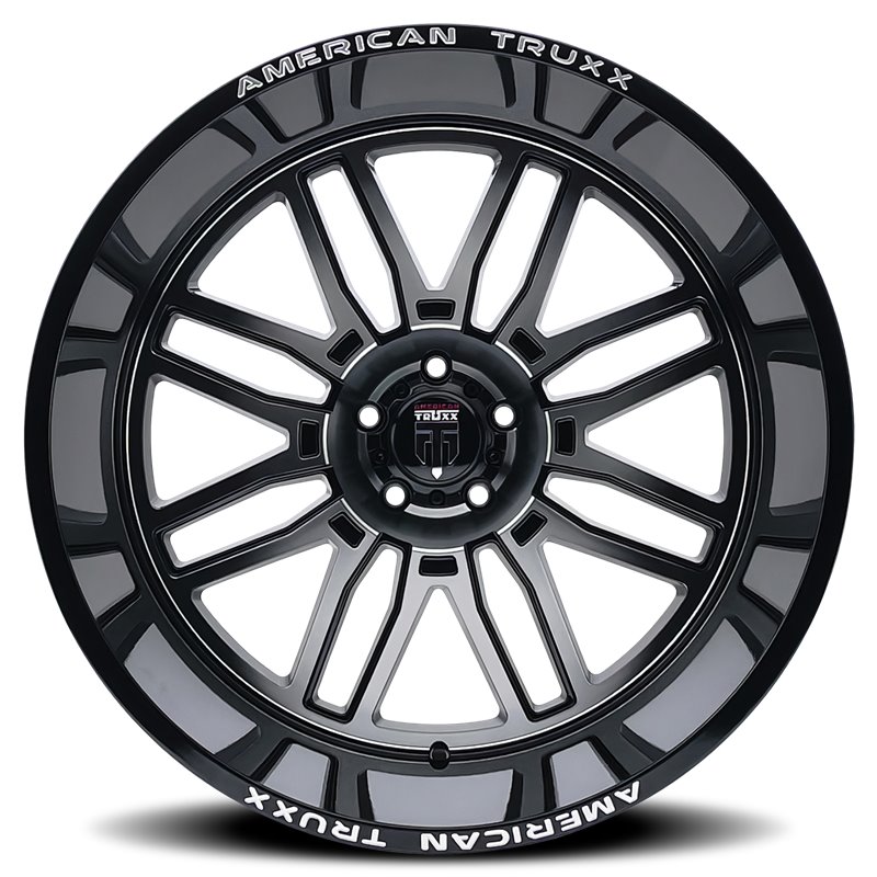 American Truxx | RESTLESS 24x14.0 ET-76 - Gloss Black Milled