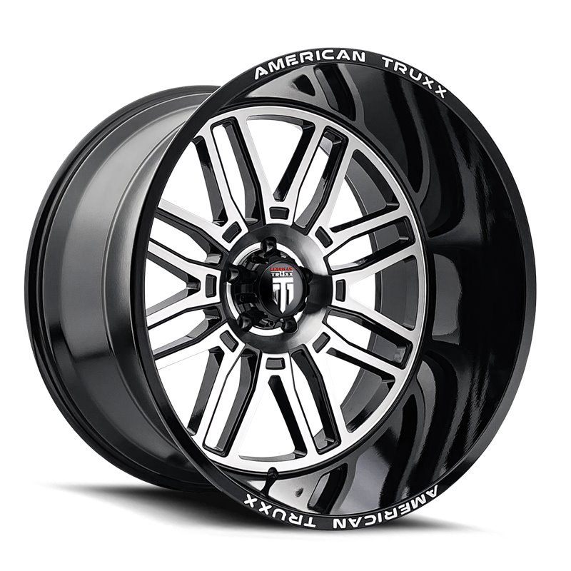 American Truxx | RESTLESS 24x14.0 ET-76 - Gloss Black Machined