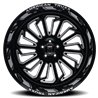 American Truxx | BUTCHER 24x14.0 ET-76 - Gloss Black Milled