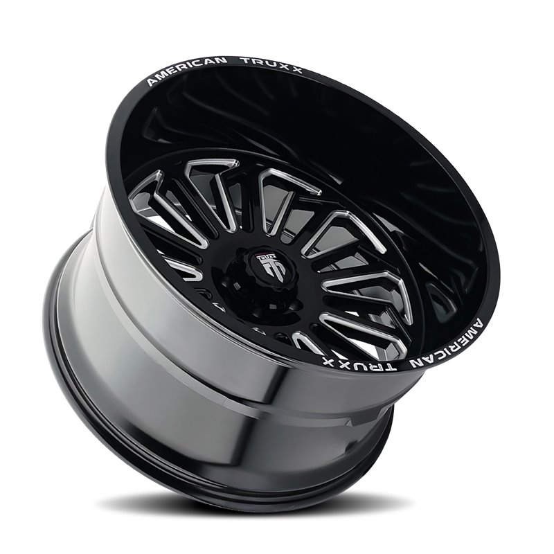 American Truxx | BUTCHER 24x14.0 ET-76 - Gloss Black Milled
