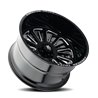 American Truxx | BUTCHER 24x14.0 ET-76 - Gloss Black Milled