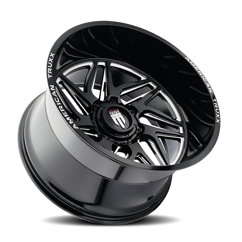 American Truxx | GOLIATH 24x14.0 ET-76 - Gloss Black Milled