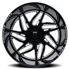 American Truxx | GOLIATH 24x14.0 ET-76 - Gloss Black Milled