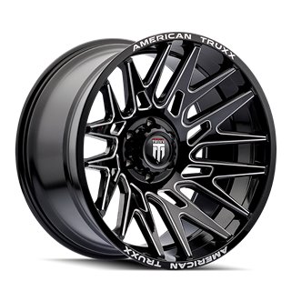 American Truxx | EVOLUTION 22x12.0 ET-44 - Gloss Black Milled