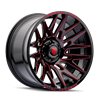 American Truxx | EVOLUTION 22x12.0 ET-44 - Gloss Black Prizm Red