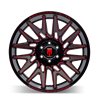 American Truxx | EVOLUTION 22x12.0 ET-44 - Gloss Black Prizm Red