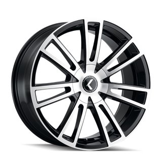KRAZE | SPECTRA 18x8.0 ET40 - Gloss Black Machined