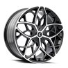 KRAZE | RICOCHET 22x8.5 ET38 - Gloss Black Machined