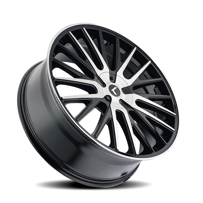 KRAZE | DOUBLE DOWN 22x8.5 ET38 - Gloss Black Machined